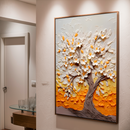 Quadro Decorativo Árvore- Flores do Amanhecer