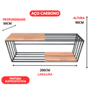 Aparador Moderno Estilo Industrial Engaste