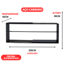 Aparador Moderno Estilo Industrial Engaste