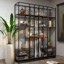 Estante Moderna Estilo Industrial Library