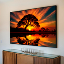 Quadro Decorativo Árvore - Ouro do Pôr do Sol