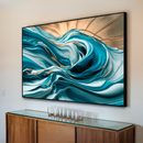 Quadro Decorativo Abstrato Espirais Oceânicas