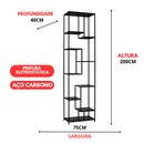 Estante Moderna Estilo Industrial Elegance