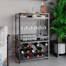 Adega Bar Para Vinhos Bebidas Com Cristaleiras Royal