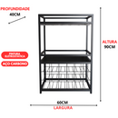 Adega Bar Para Vinhos Bebidas Com Cristaleiras Royal