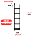 Estante Moderna Estilo Industrial Trend