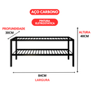 Sapateira Moderna Estilo Industrial Vega